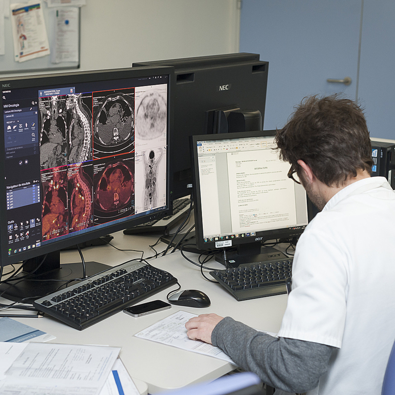 Vingt-deux pays européens disposent déjà d'un registre national, pour centraliser les données relatives aux cancers de l'enfant et de l'adulte. (A. Noor/Image Point FR/BSIP)