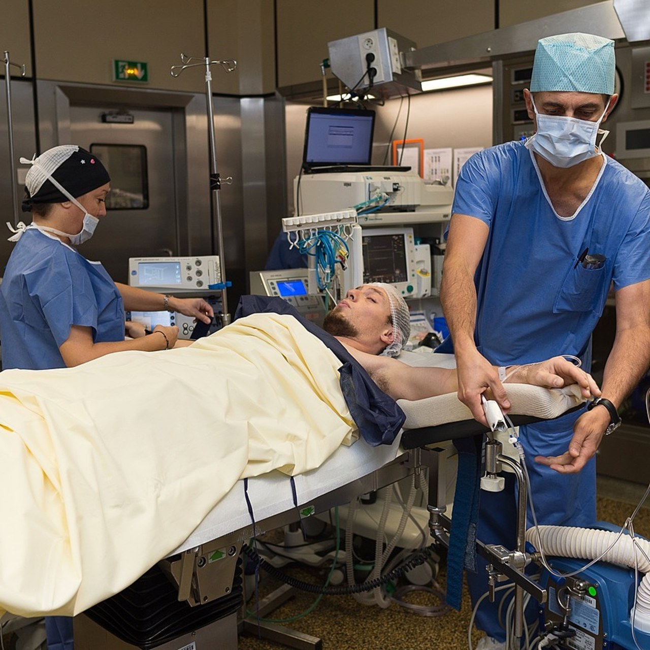 L'an dernier, le taux de chirurgie ambulatoire n'a augmenté que de 0,7 point pour s'établir à 64,5%. La dynamique est clairement enrayée depuis la crise sanitaire : la progression moyenne s'élevait à 1,9 point sur 2013-2019. (A. Noor/Image Point FR/BSIP)