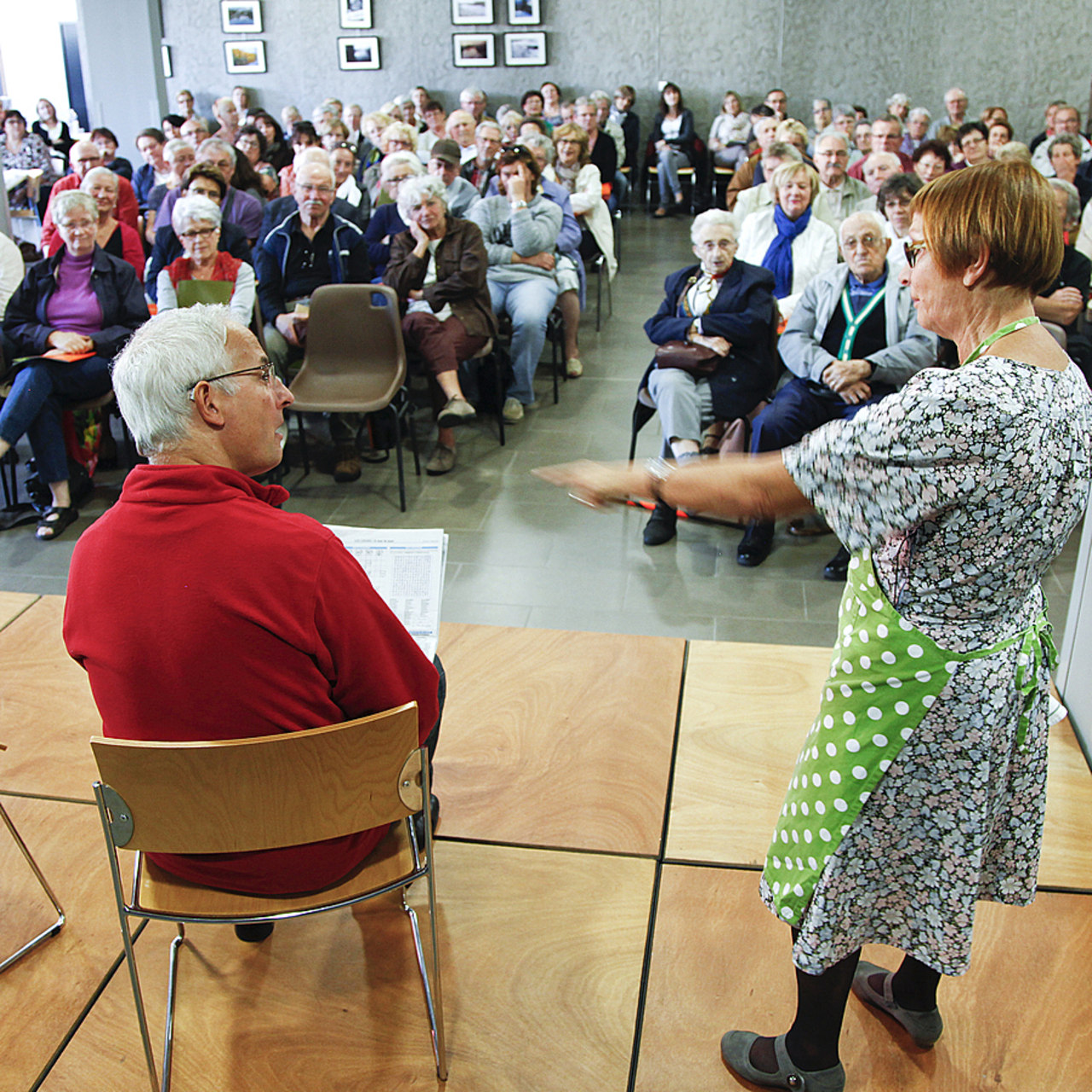 Le Gouvernement confirme avec le renouvellement de la convention culture et santé que "l'art et la culture participent au réenchantement des structures sanitaires et médico-sociales". (Grimaud/BSIP)