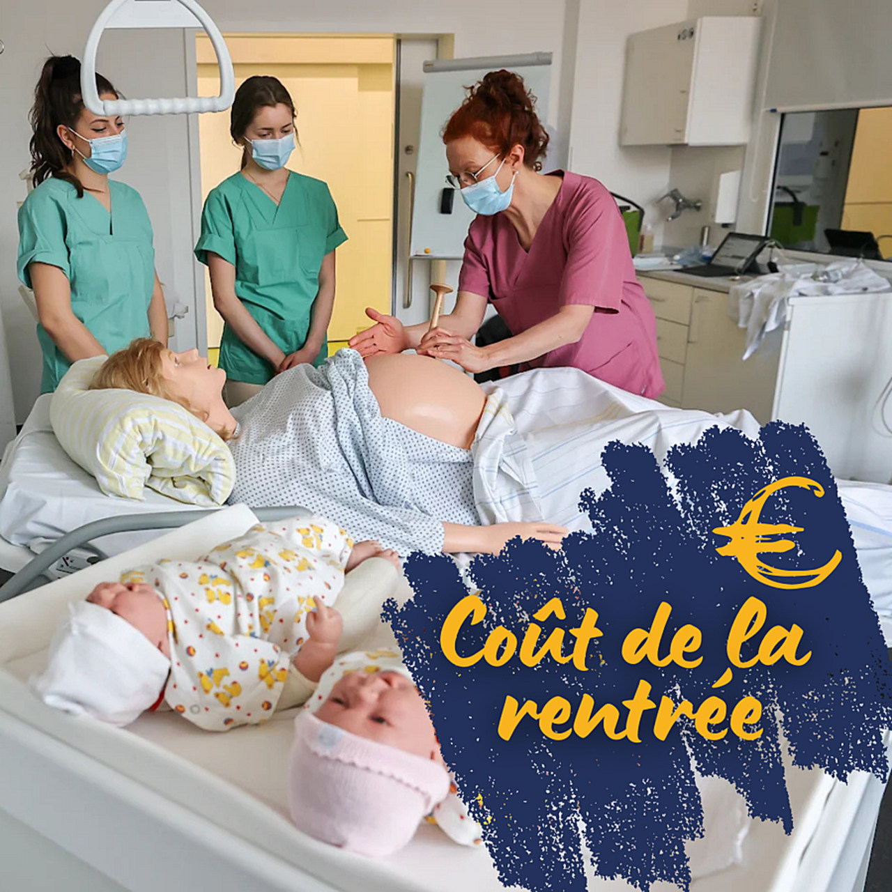 L'Association nationale des étudiants sages-femmes dénonce le coût engendré par les stages. (DPA Picture Alliance/BSIP)