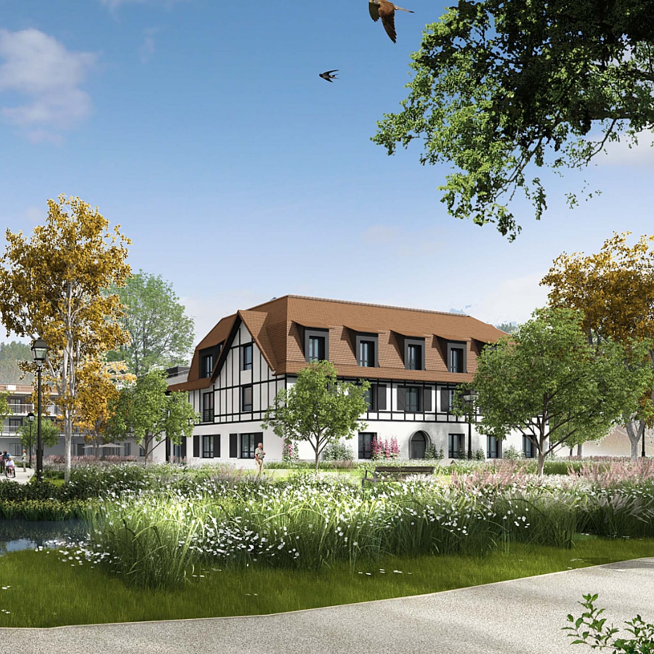 L'Ehpad pourra accueillir 118 résidents et disposera de plusieurs services dédiés aux personnes avec Alzheimer. (CHI de Wasquehal)