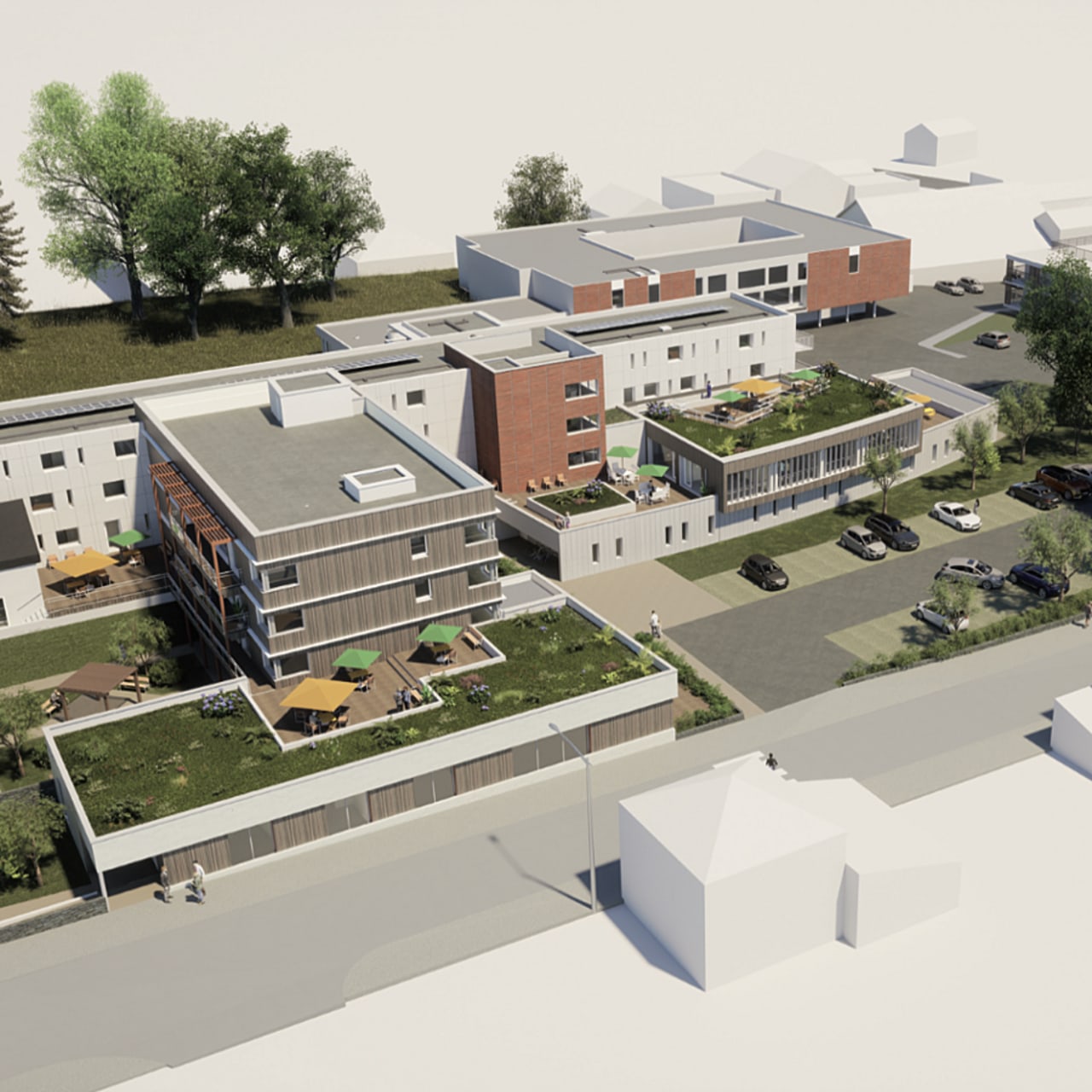 Un investissement de 8,9 millions d'euros permettra à l'Ehpad de Nozay de devenir plus moderne et fonctionnel. (Cabinet d'Architectes essentiel)