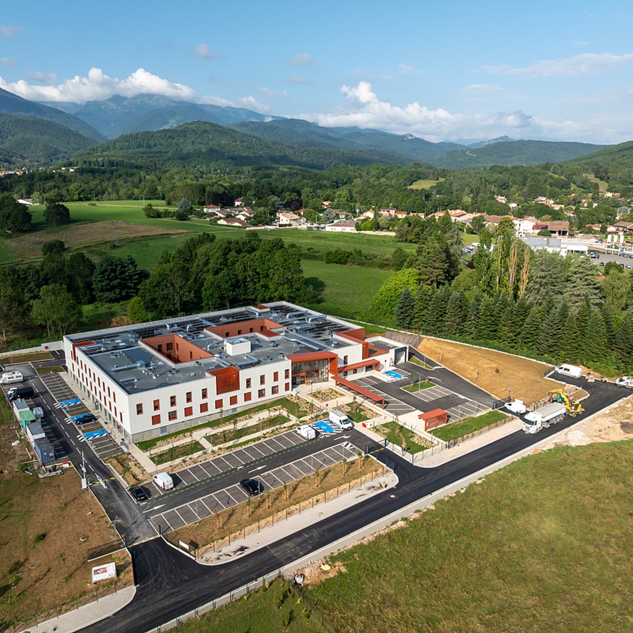 Le déménagement au sein des nouveaux locaux de l'hôpital du Pays d'Olmes à Lavelanet en Ariège a eu lieu le 4 novembre. (Bourdarios/Chiva)