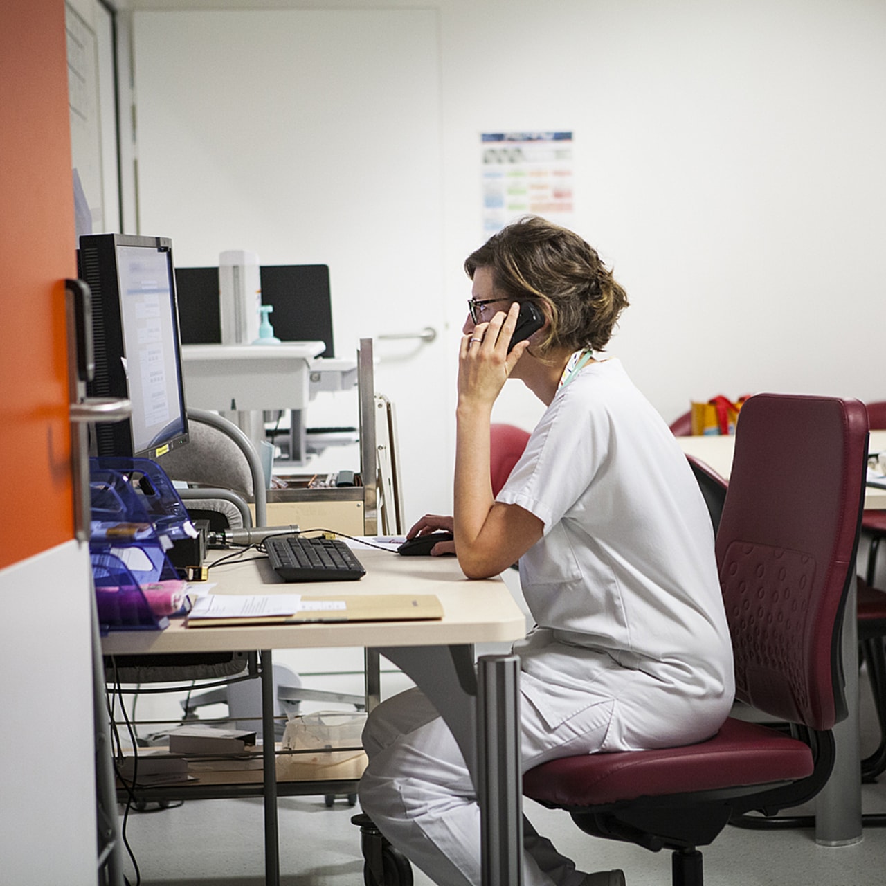 La série Plan blanc s'inspire d'une cyberattaque dans un hôpital pour former les soignants et renforcer la culture de cybersécurité dans les hôpitaux. (Amélie Benoist/Image Point FR/BSIP)