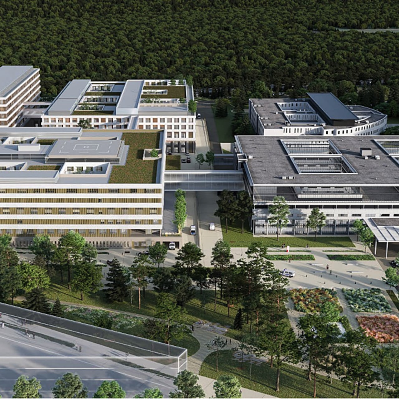 La livraison du nouvel hôpital de Nancy est prévue pour 2031. (Michel Beauvais Associés)