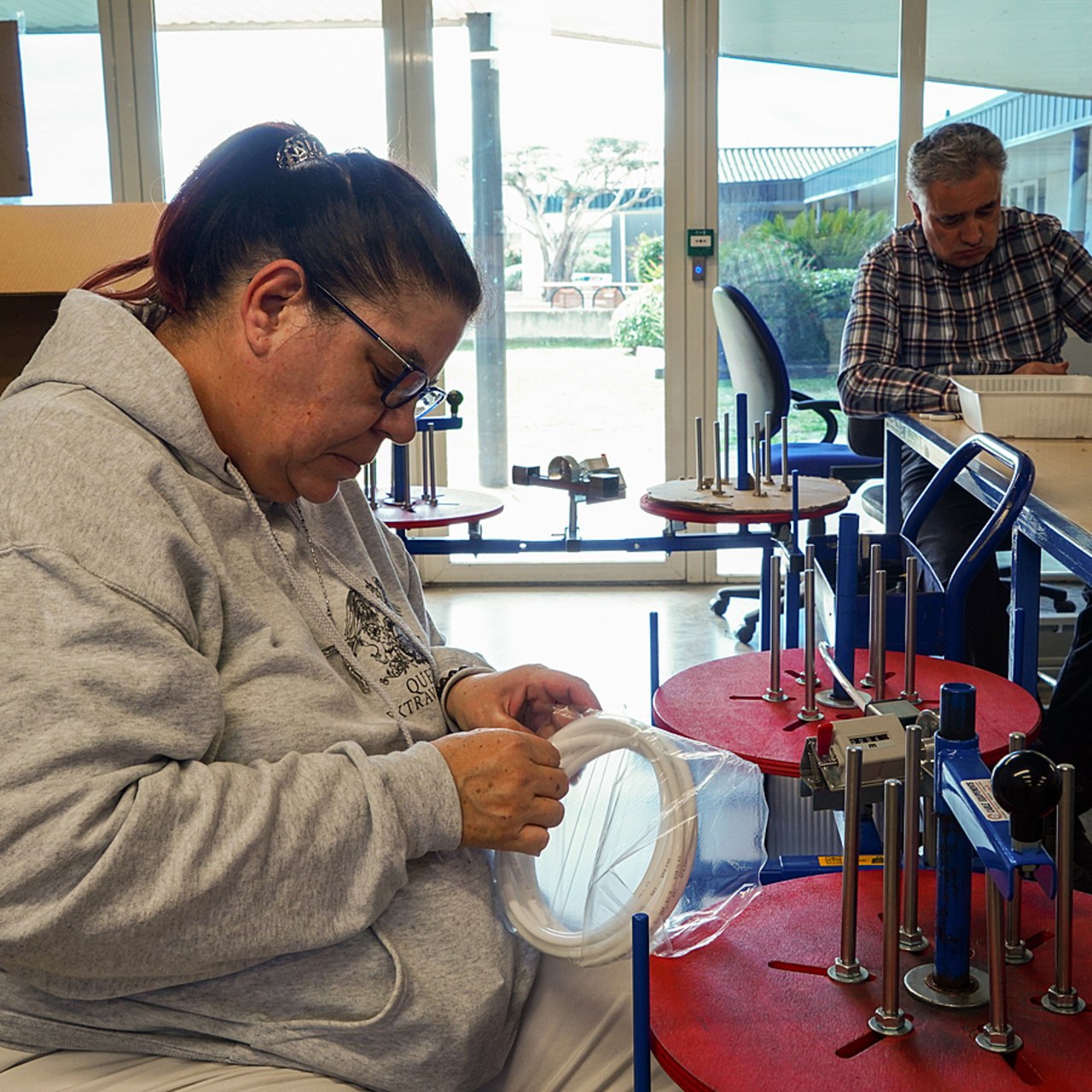Ladapt a créé en 1997 la semaine européenne de l'emploi des personnes handicapées. Cette activité ainsi que des prestations de formation et de conseil constituent le compte propre de l'association, aujourd'hui déficitaire. (Tremelet/Image Point FR/BSIP)