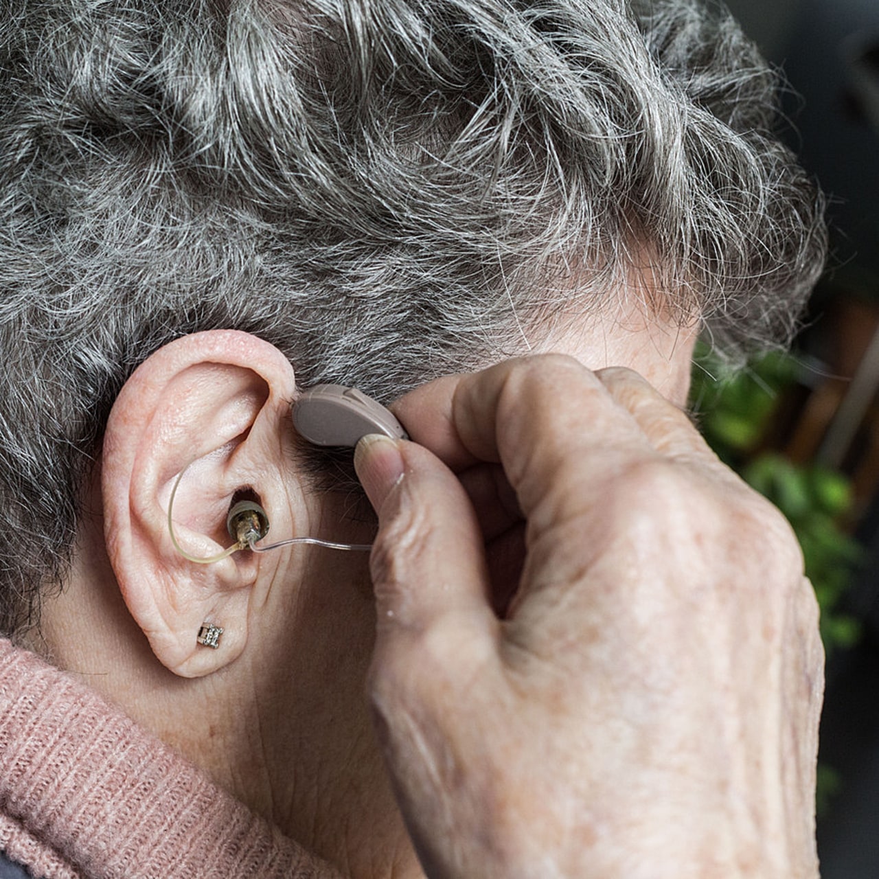 Avec la perte d'autonomie, les aînés n'arrivent plus à gérer leurs prothèses auditives. Les professionnels du grand âge ne sont pas assez formés pour les suppléer correctement. (Burger/Phanie)