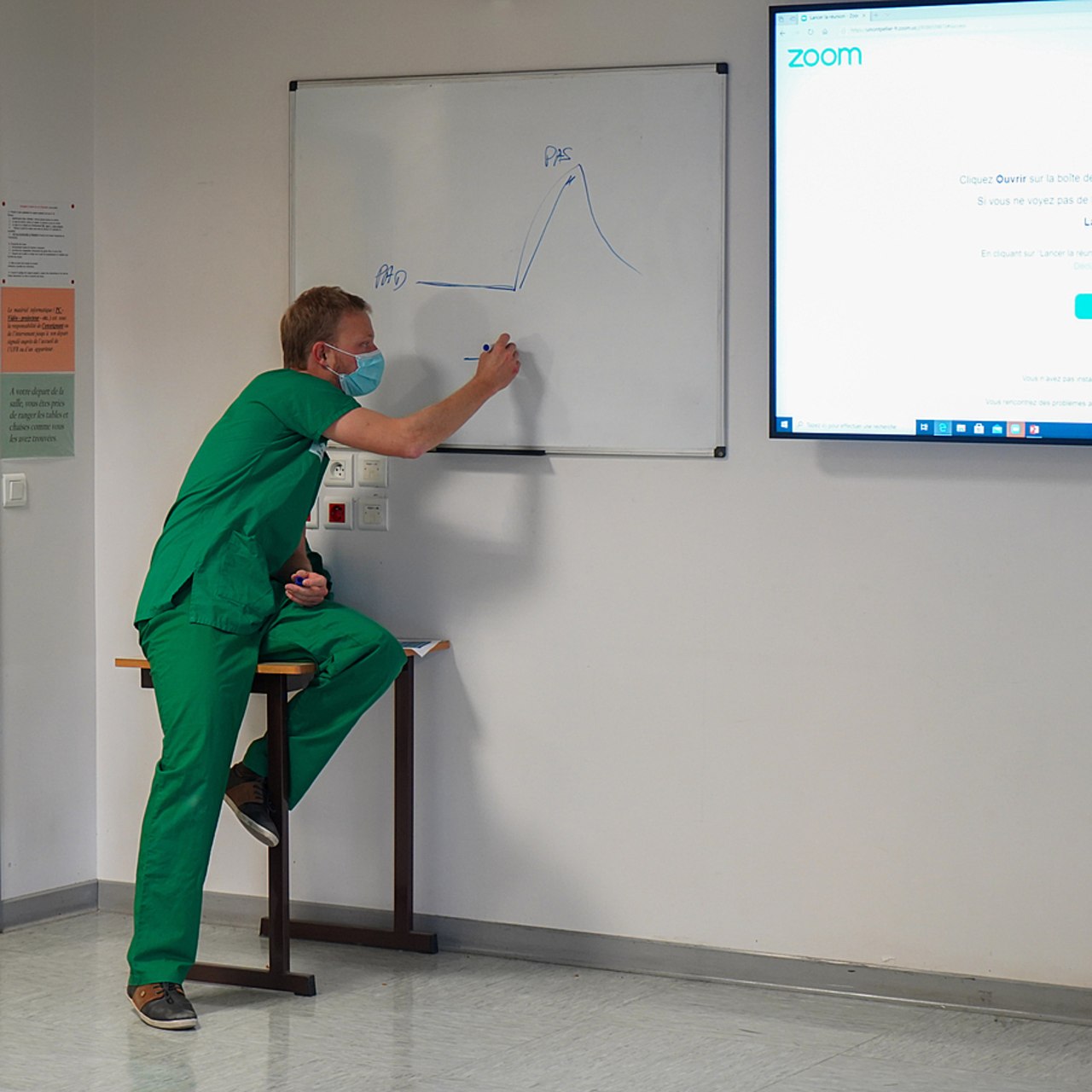 La conférence des doyens demande une mise en pause de l'application de la reforme de la première année de médecine. (Tremelet/Image Point FR/BSIP)