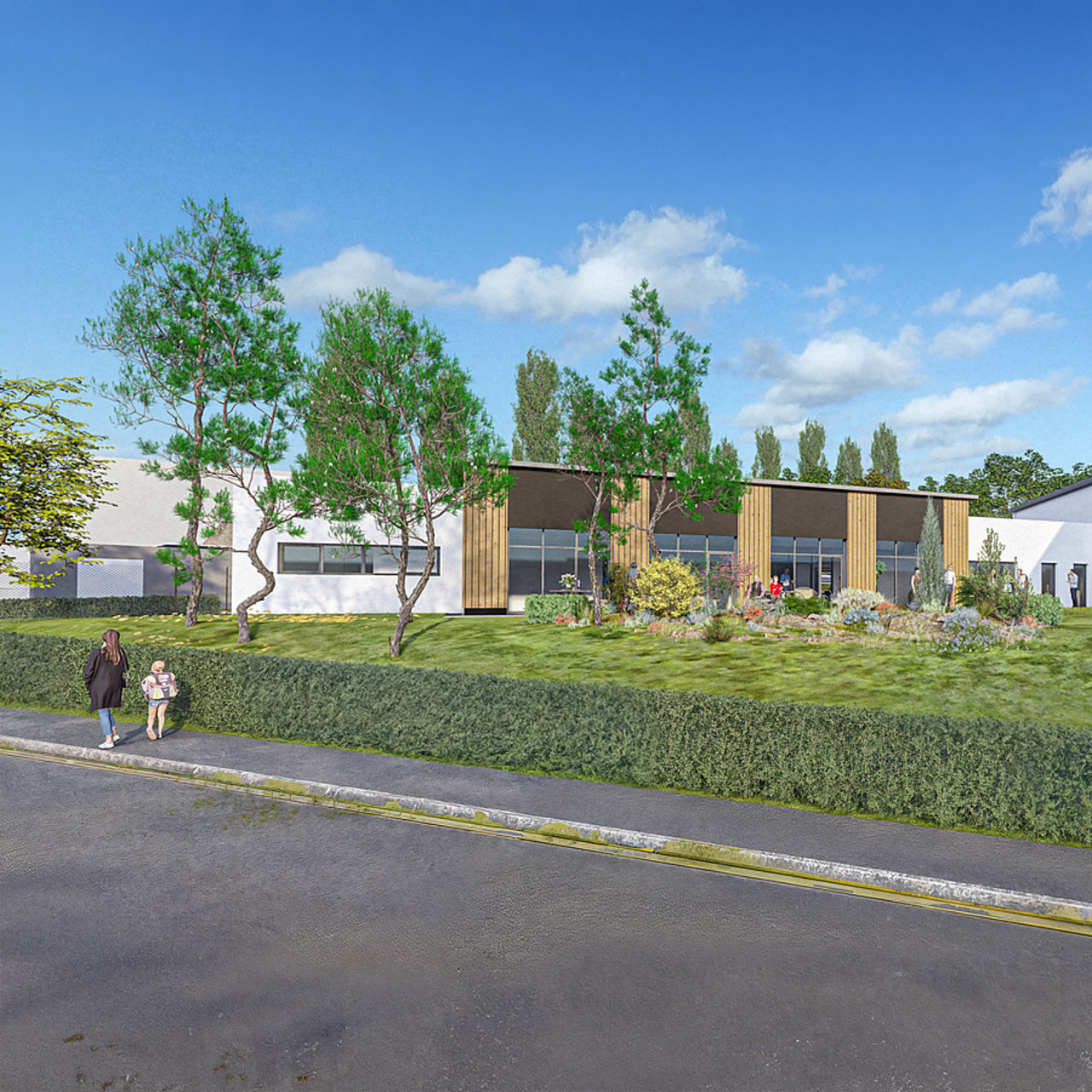 Le futur bâtiment comptera vingt et une places et devrait ouvrir au second semestre 2027. (L2 Architectes)