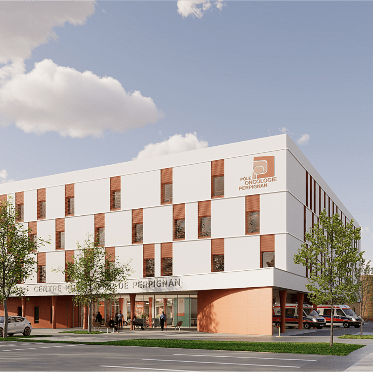 Le nouveau centre de cancérologie du CH de Perpignan doit ouvrir en 2027. (Octav Tirziu/Agence A26)
