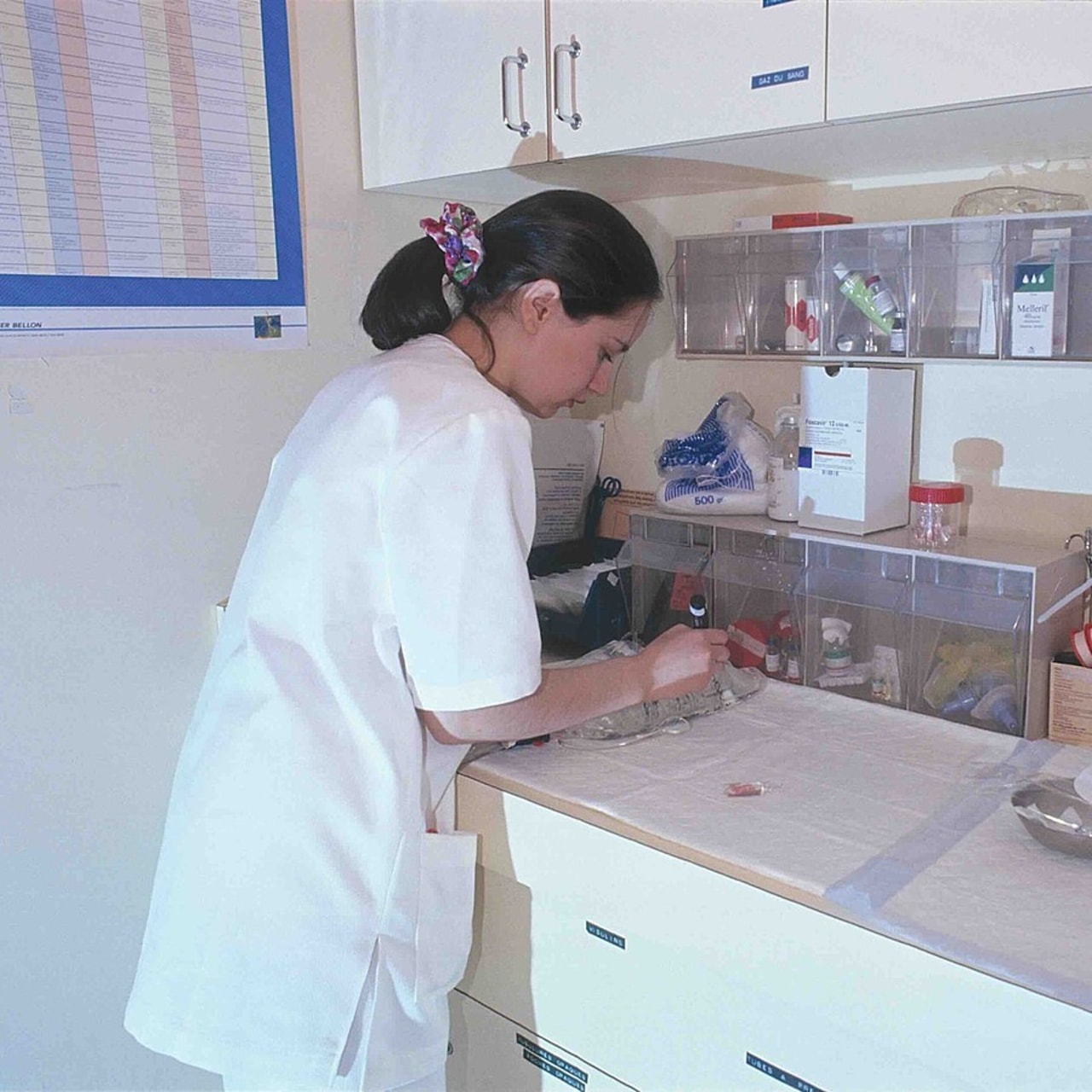 Le dernier sondage CSA pour la MNH révèle que 52% des infirmiers interrogés sont satisfaits de leur équilibre vie professionnelle et vie privée. (Béranger/BSIP)