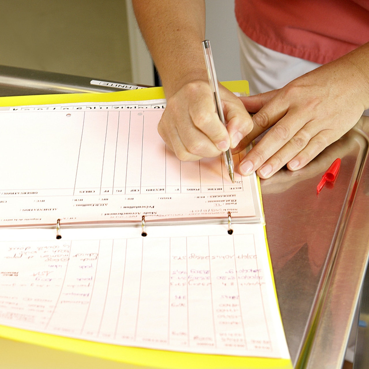 Les soignants ont dû recourir aux formulaires papier pour certaines prises en charge à l'hôpital de Tarbes-Lourdes. Touché par une panne informatique importante, l'établissement a dû reprogrammer des activités de soins. (Chassenet/BSIP)