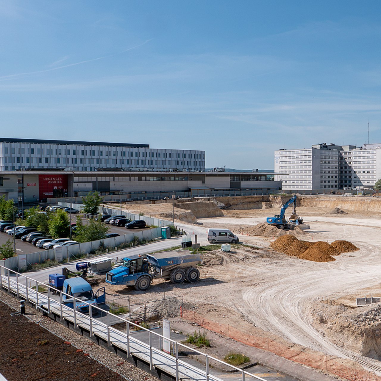 Les travaux de la dernière phase du grand projet de Nouvel hôpital de Reims ont été engagés. (CHU de Reims).