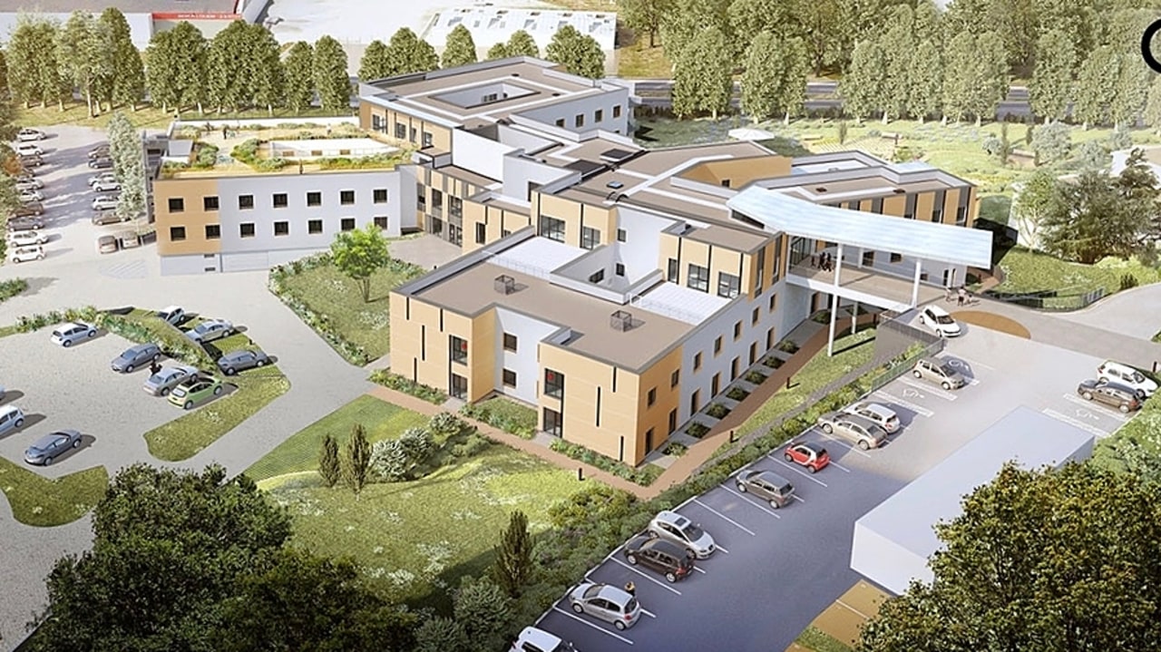 L'Ehpad du Haut-Rocher sera construit sur 4 niveaux, dont 2 de 60 chambres chacun. (Cabinet CRR)