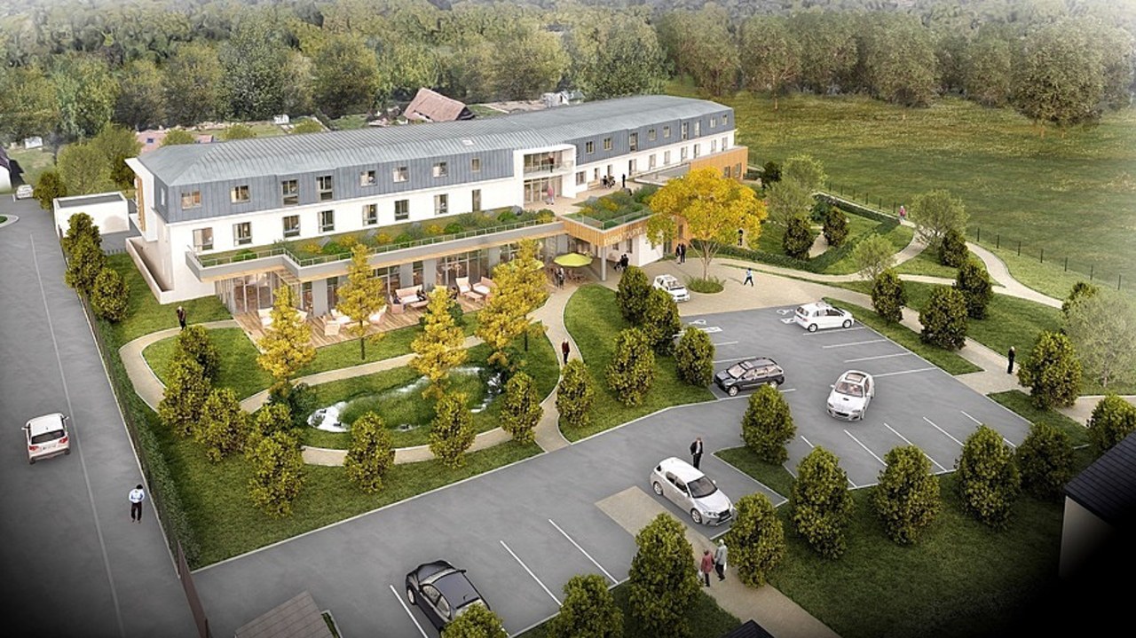 Le nouvel Ehpad Les Jonquilles souhaite mettre en avant l'architecture locale. (Cabinet d'architecte ArteFact)