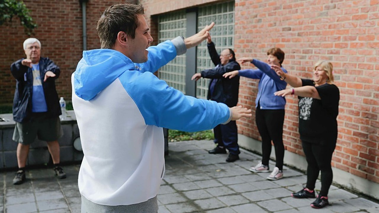 L'activité physique adaptée apparaît d'ores et déjà comme un outil de prévention de la perte d'autonomie. (Astier/BSIP)