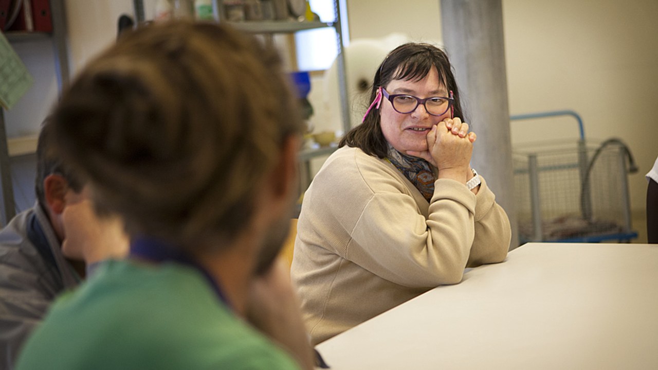 La prise en compte de la parole des personnes en situation de handicap nécessite de mettre en accessibilité les supports de communication. (Amélie Benoist/Image Point FR/BSIP)