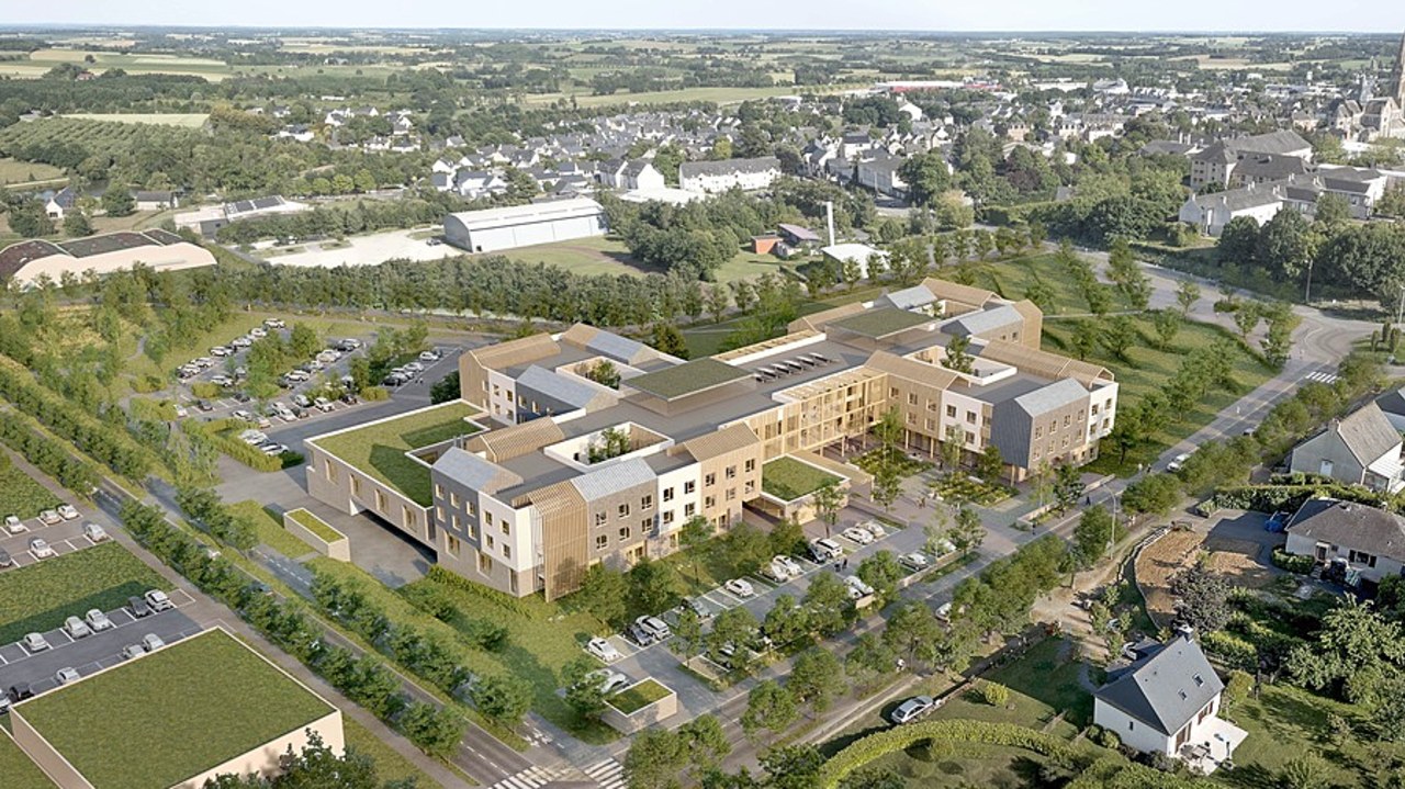 La reconstruction du CH de Janzé est l'occasion de passer de 149 à 176 lits d'Ehpad. Le second site actuel de l'établissement au Theil-de-Bretagne fermera en effet ses portes à terme avec transfert des lits entre Janzé et Corps-Nuds. (Adquatio)