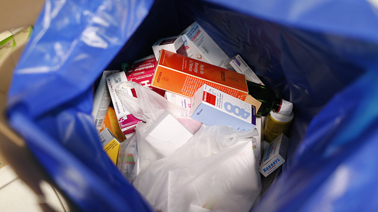La distribution et les médicaments non utilisés représentent deux enjeux majeurs. (Godong/BSIP)