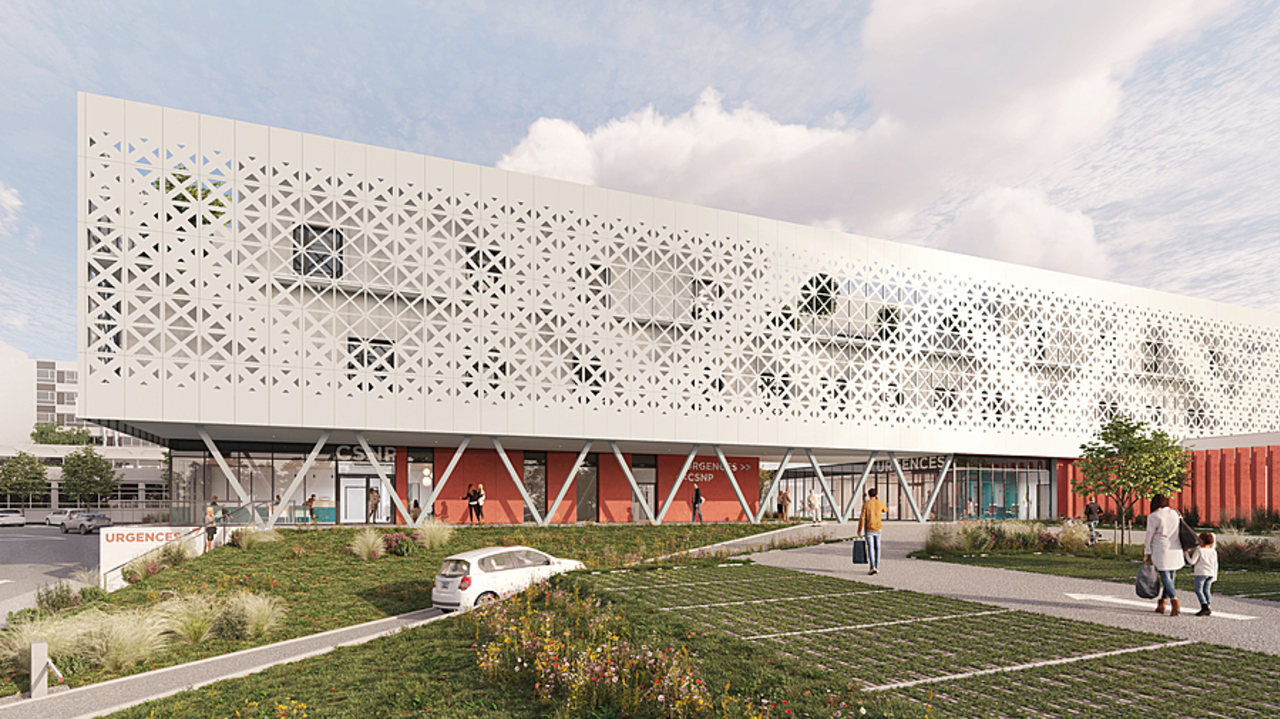 La réception du nouveau bâtiment est prévue pour avril 2027. (Cabinet Chabanne architecte)