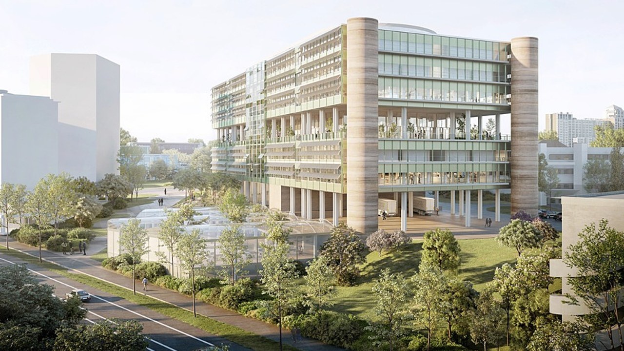 La construction du nouveau bâtiment recherche de Gustave-Roussy s'engagera en fin d'année pour s'achever fin 2027. L'investissement s'élève à 150 M€. (Gustave-Roussy)