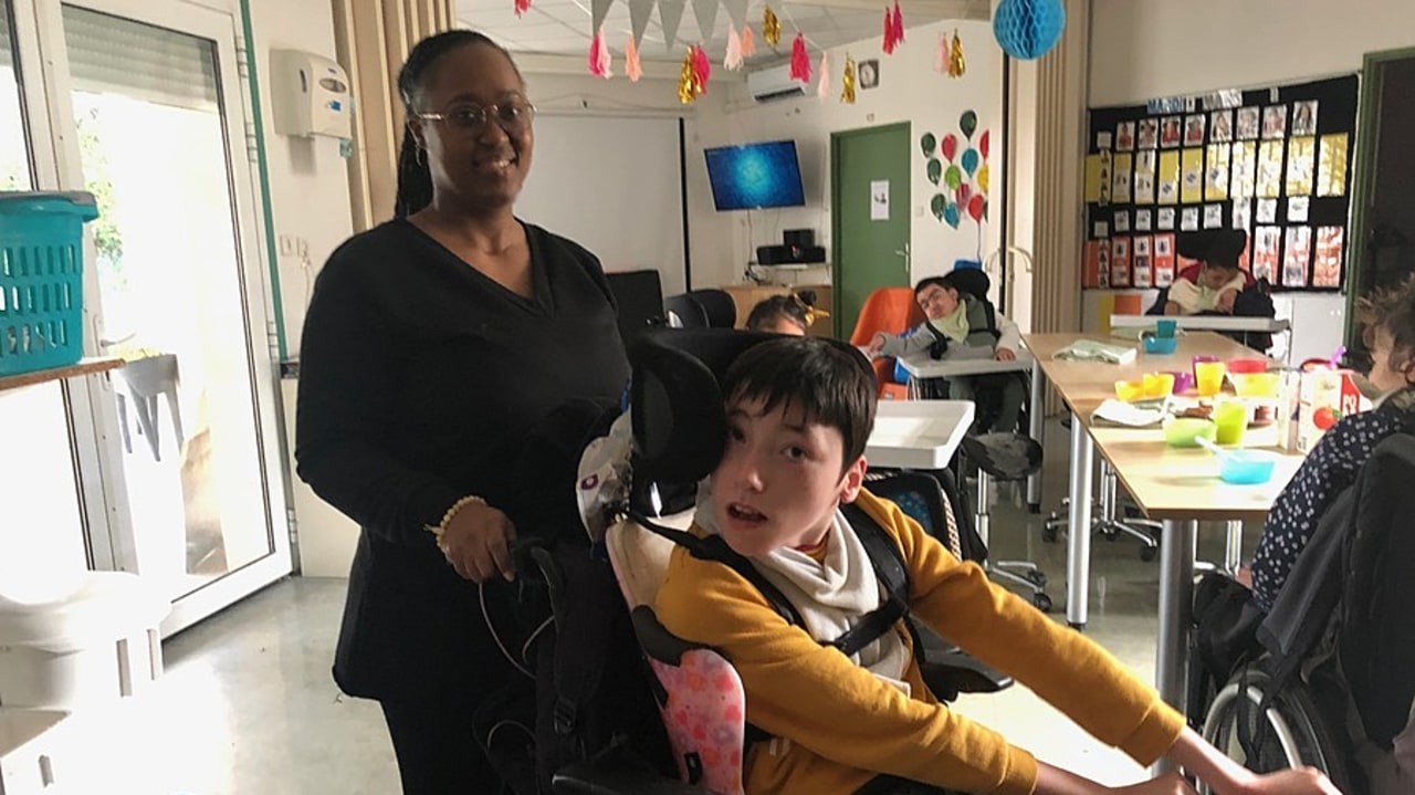 Dans la plateforme Clairefontaine, chaque enfant bénéficie d'un programme individualisé. (Emmanuelle Deleplace/Hospimedia)