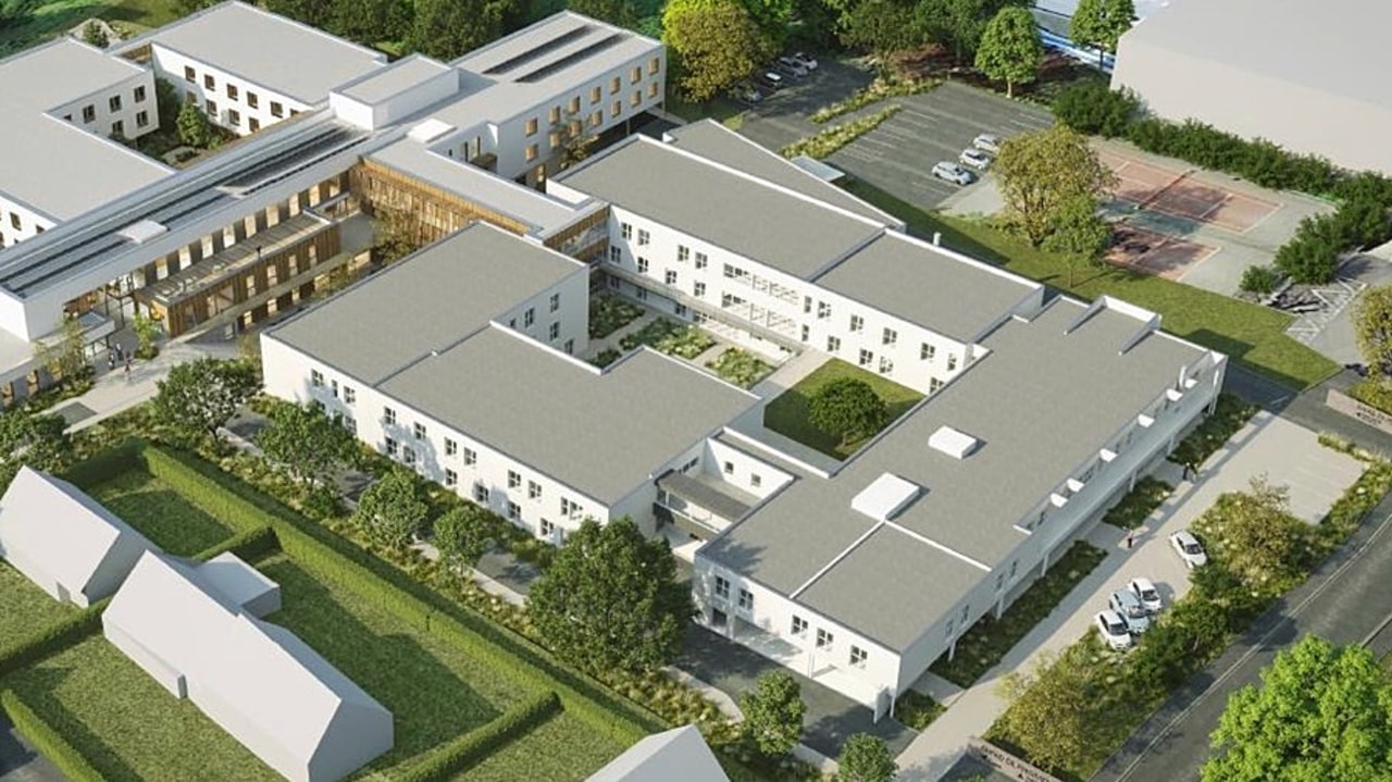 À l'instar du projet mis en œuvre à Carhaix, le CHU de Brest espère que les 122 M€ investis sur ses différents Ehpad offriront en retour une "haute valeur ajoutée reconnue" à son secteur médico-social. (Atelier des Loges/CHU Brest)