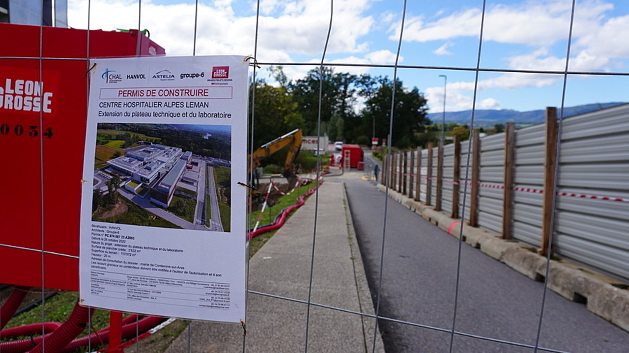 Le CH Alpes-Léman adapte et étend son plateau technique à travers un chantier d'ampleur. (CHAL)