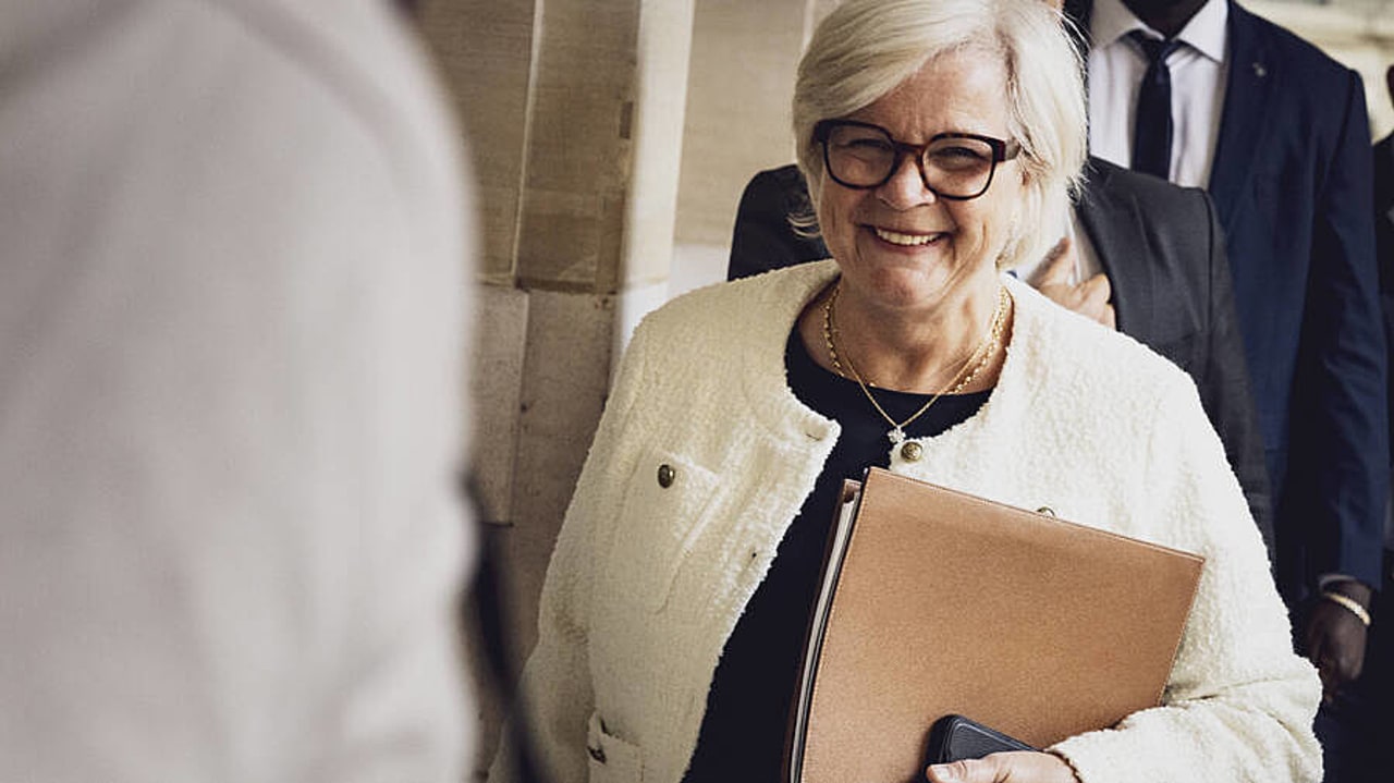 Au sein du Gouvernement, c'est Catherine Vautrin, ministre du Travail, de la Santé, des Solidarités et des Familles, qui est chargée de défendre les positions de l'exécutif sur la fin de vie. (Alexandra Bonnefoy-Pool/Sipa)