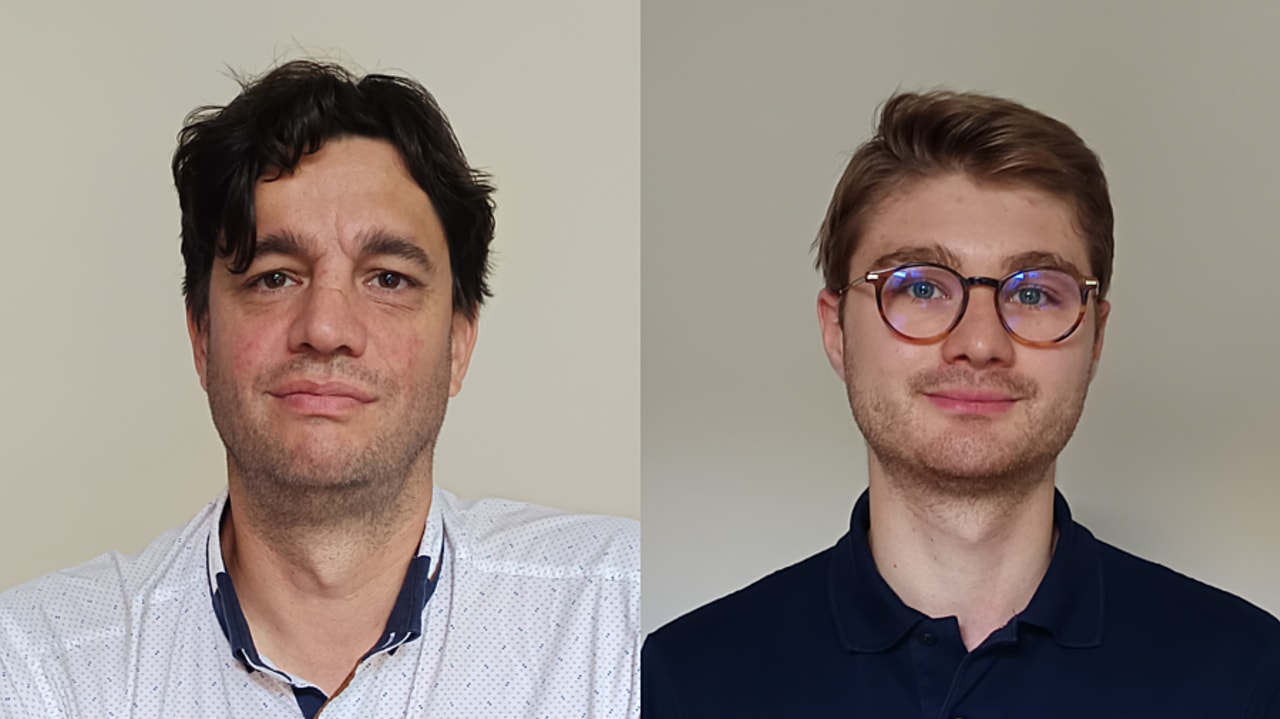 De gauche à droite, Arnaud Rousseaux et Charles-Antoine Vandeputte, directeur général et juriste du groupe Orchidées. (Marie Sénéchal/Hospimedia)