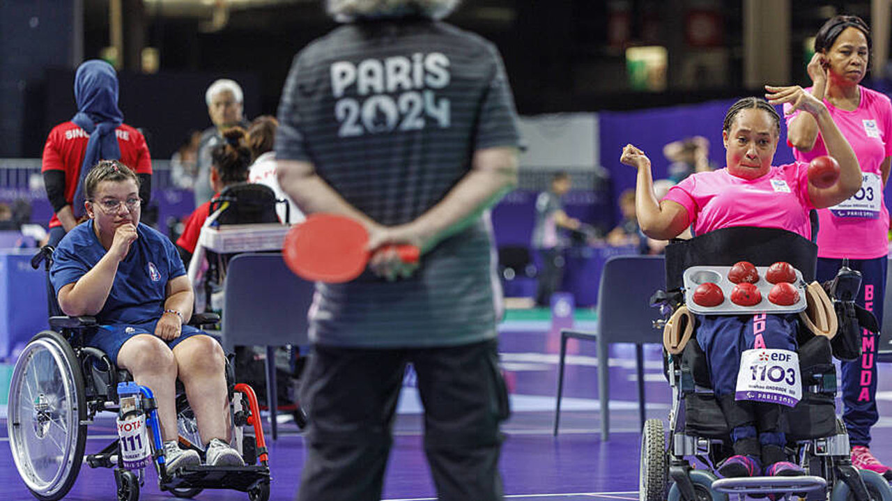 La pratique de la boccia a progressé de plus 22% depuis les jeux paralympiques et celle du goalball de 32% selon la Fédération française handisport. (Stephane Allaman/Sipa)