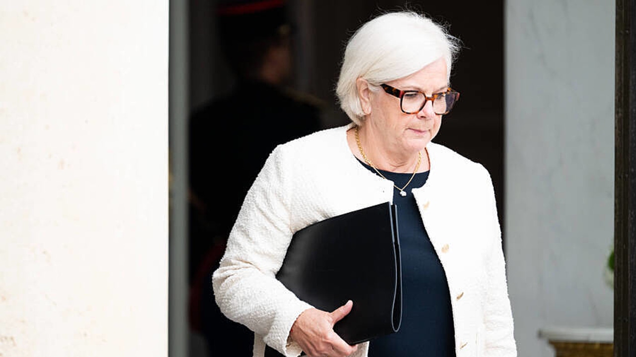 Catherine Vautrin a été nommée en janvier 2024 au ministère du Travail, de la Santé et des Solidarités puis en décembre 2024 au ministère Travail, de la Santé, des Solidarités et des Familles. (Jeanne Accorsini/Sipa)