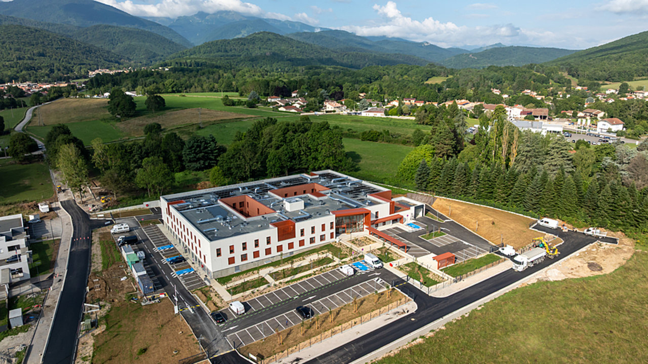 Le déménagement au sein des nouveaux locaux de l'hôpital du Pays d'Olmes à Lavelanet en Ariège a eu lieu le 4 novembre. (Bourdarios/Chiva)