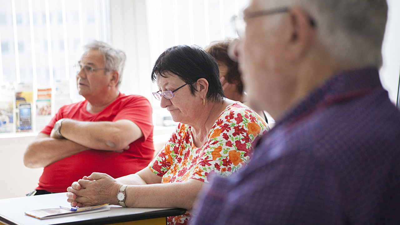 France asso santé envisage des cellules de conseil par les représentants des usagers (RU) expérimentés, des formations en distanciels ou encore des échanges de pratiques pour mieux les accompagner dans leur premier mandat. (Amélie Benoist/Image Point FR/BSIP)