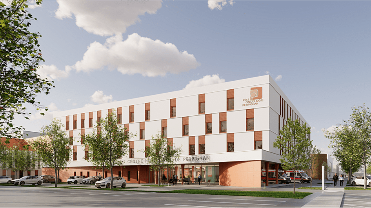 Le nouveau centre de cancérologie du CH de Perpignan doit ouvrir en 2027. (Octav Tirziu/Agence A26)