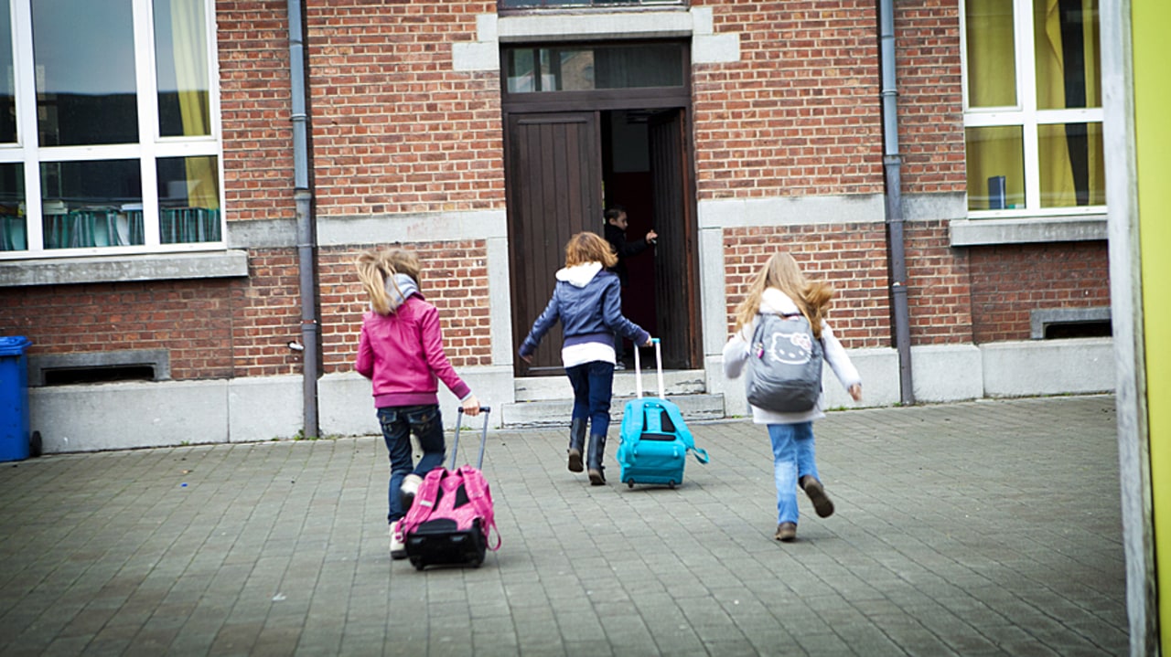 80% des enfants accompagnés par un Dame en Eure-et-Loir fréquentent leur école de secteur. (Amélie Benoist/ Image Point FR/BSIP)