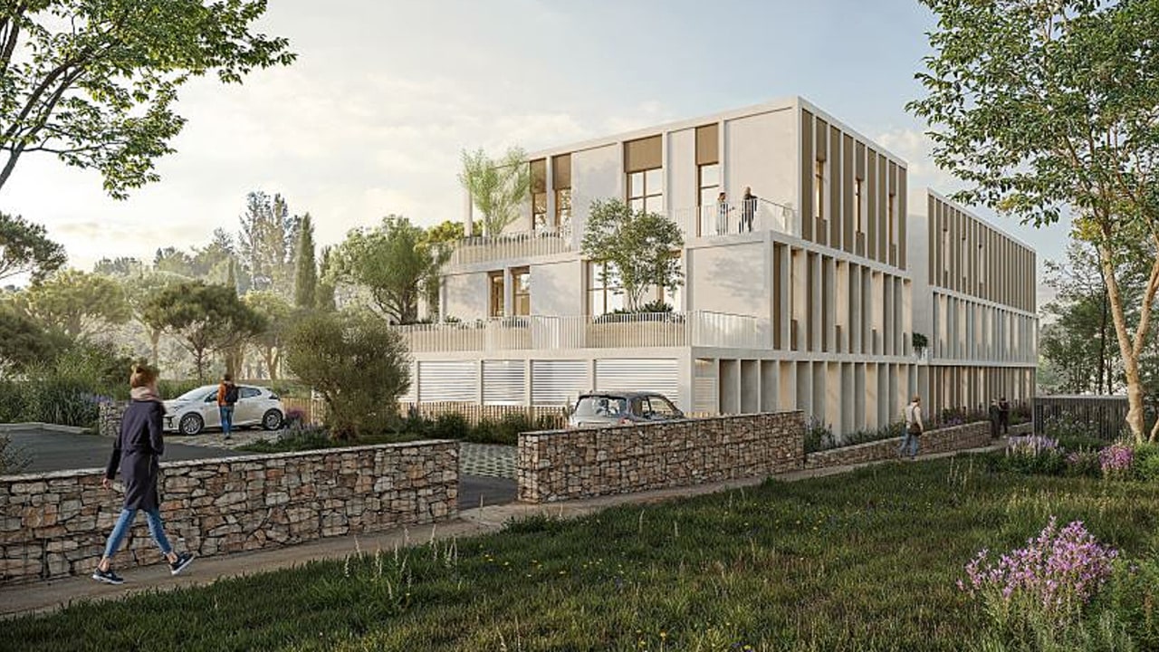 Le nouveau Centre de transfert et d'innovation en oncologie de Montpellier, dans l'Hérault, doit ouvrir au premier semestre 2028. (MDR Architecture)