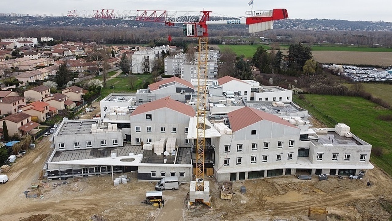 D'un montant total de 28 M€, le chantier de construction du pôle gérontologique de l'ACPPA entend diversifier l'offre de services sur l'Est lyonnais. (ACPPA)