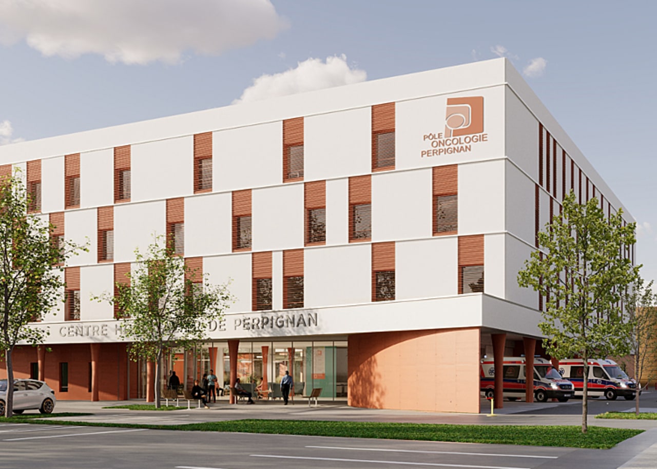 Le nouveau centre de cancérologie du CH de Perpignan doit ouvrir en 2027. (Octav Tirziu/Agence A26)