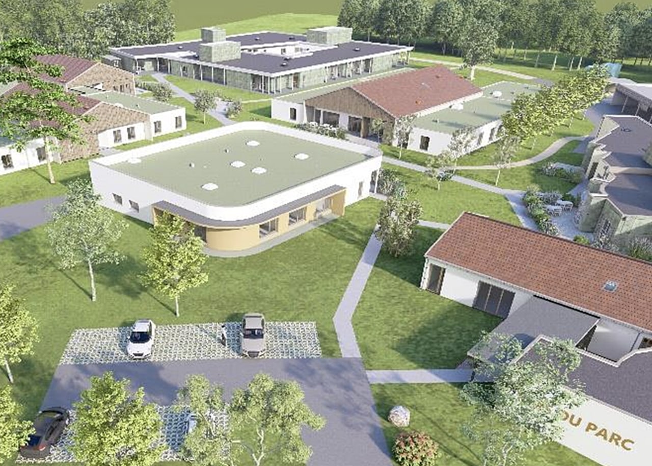 Les bâtiments de la Mas du Parc sont réaménagés et reconstruits pour former un véritable hameau. (Jean-Claude Delage)