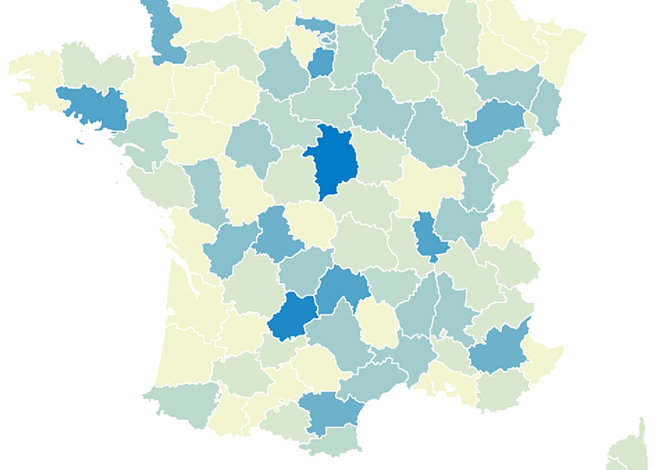 L'accès aux soins progresse moins vite dans les zones sous-denses