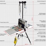 Medpack est déployable en cinq secondes et pèse moins de 6 kilogrammes. - Droits réservés