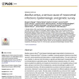 Des chercheurs de l'Inra et de l'Anses publient dans Plos One une étude démontrant la responsabilité de Bacillus cereus dans les infections nosocomiales - Droits réservés