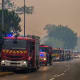 Le mégafeu qui sévit en Gironde depuis six jours engendre des impacts sanitaires importants, dont une qualité de l'air dégradée sur l'ensemble de la région. (Fabrice Hebert/Zuma/Sipa)