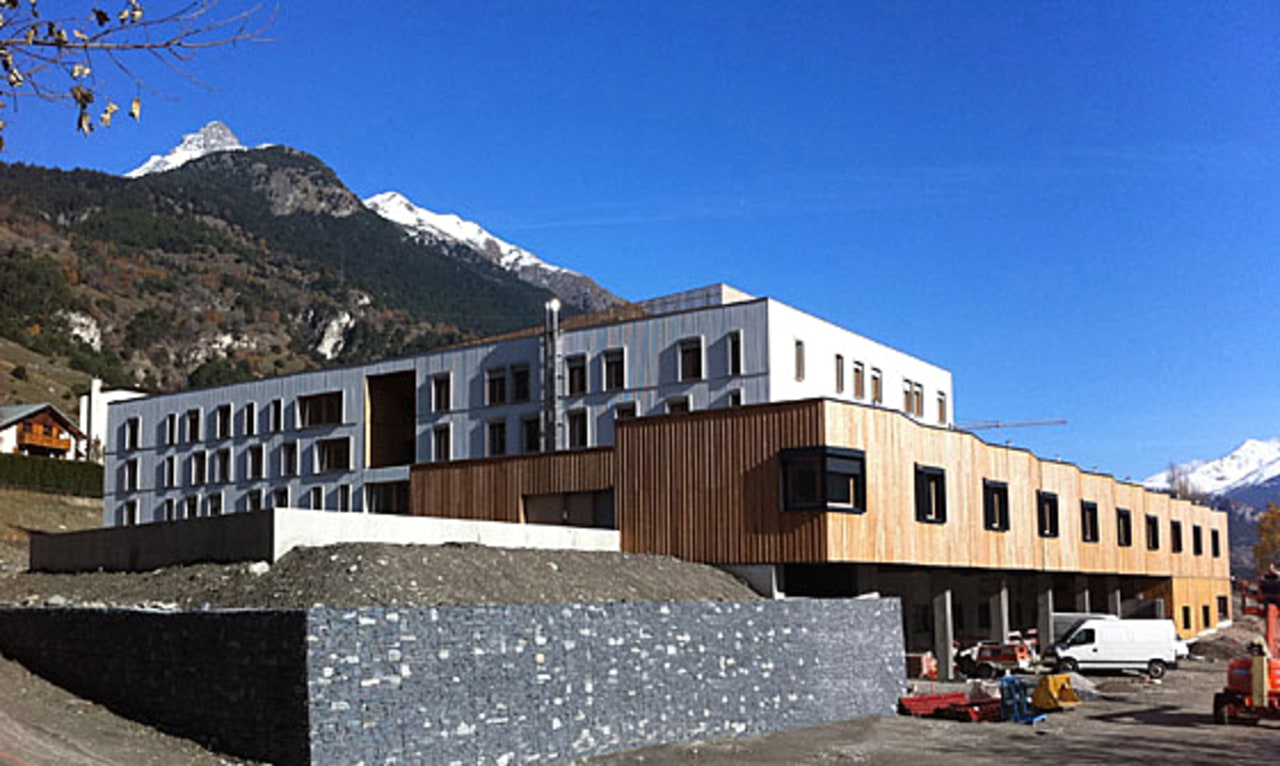 Les nouveaux locaux de l'hôpital de Modane