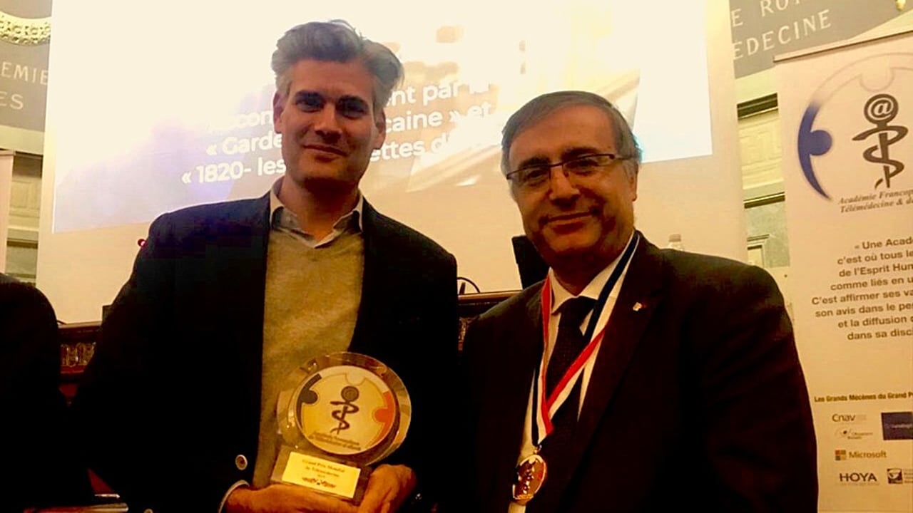 Le Dr Florian Reinard et Philippe Da Costa