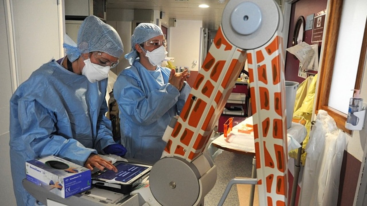 L'imagerie a une place importante dans la prise en charge des patients Covid+, les manipulateurs en électroradiologie sont donc en première ligne. (Pascal Bachelet/BSIP)