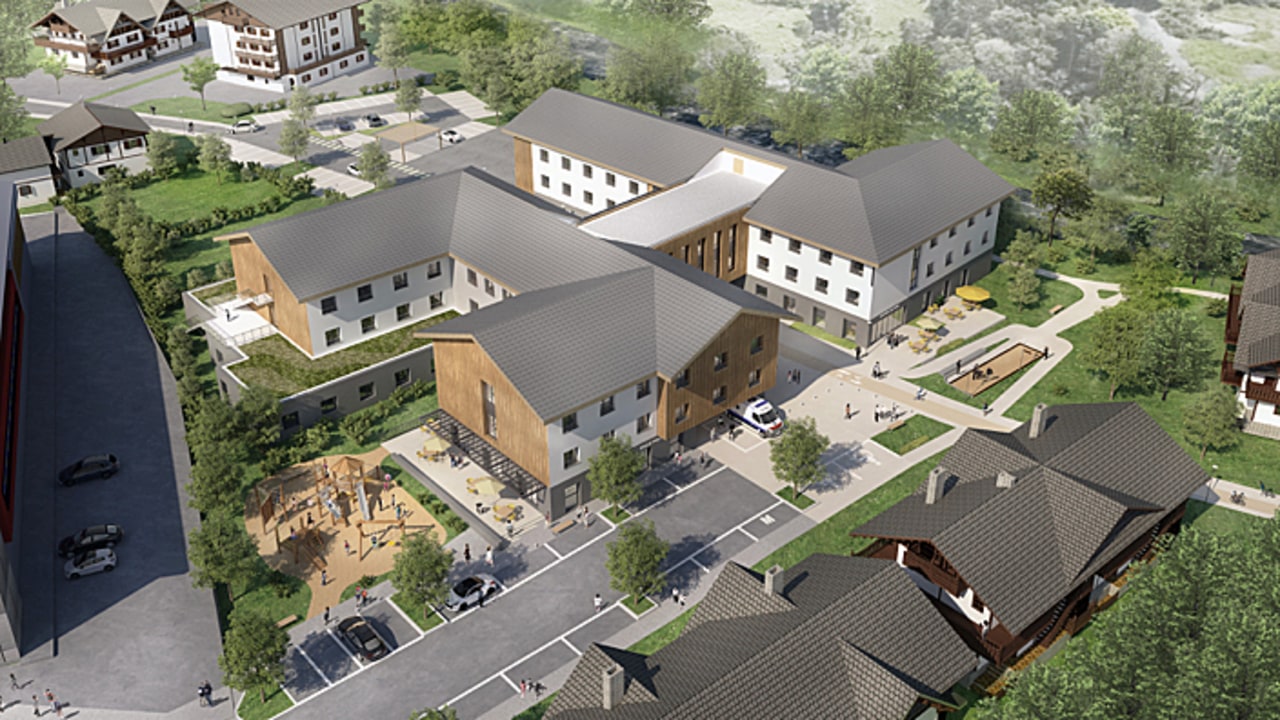 L'Ehpad de Thônes pourra accueillir en décembre 2021 un total de 106 résidents. (Cabinet Moon Safari)