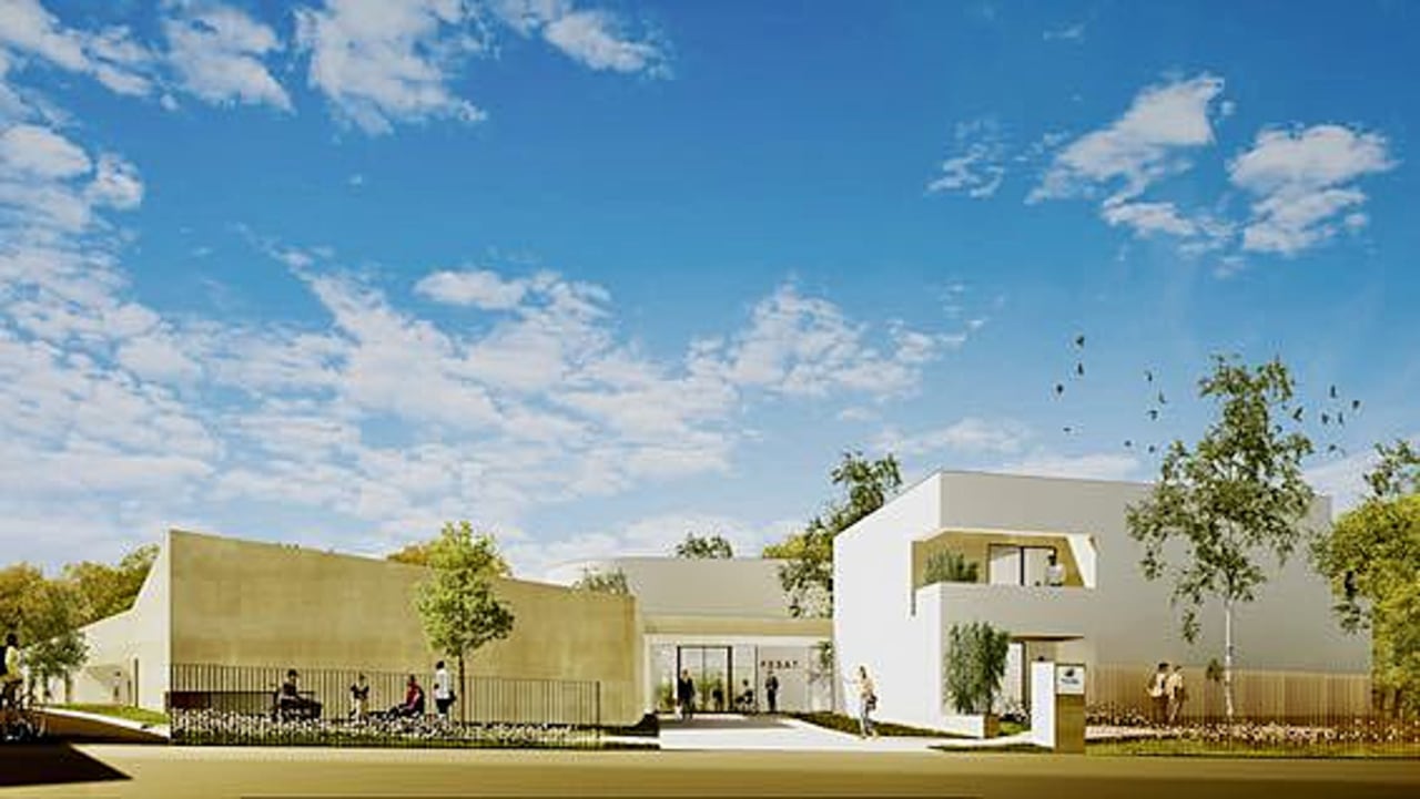 Construit sur deux étages, le Fesat de Faulquemont s'intègrera dans un espace résidentiel boisé en cœur de ville. (Maxime Busato)