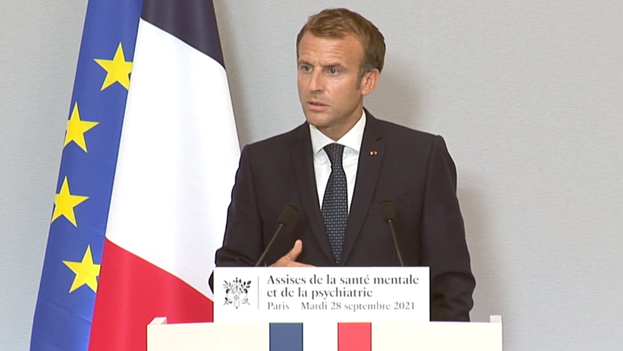 En clôture des assises de la santé mentale et de la psychiatrie, le président de la République a annoncé plusieurs mesures, dont le remboursement de consultations de psychologues sur prescription médicale via un forfait. (capture d'écran ministère de la Santé)